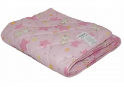 Одеяло детское 110*140 теплое "Дрема" бязь розовая