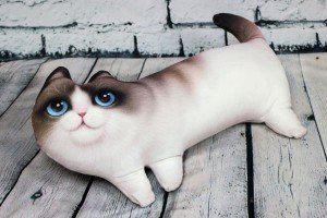 Подушка декоративная "Кошка" с эффектом 3D