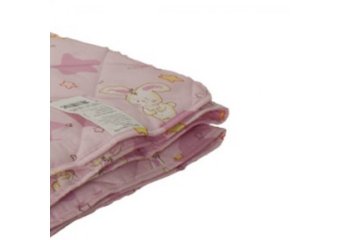 Одеяло детское 110*140 легкое "Дрема" бязь розовая 