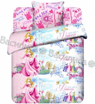 Комплект детского постельного белья"Замок Авроры"